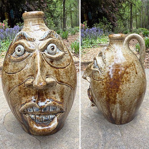 アメリカ南部 ガラス製の陶器壺 Pottery Jug Kovack 